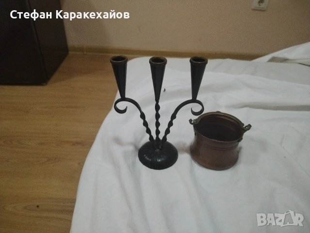 медно менче и свещник