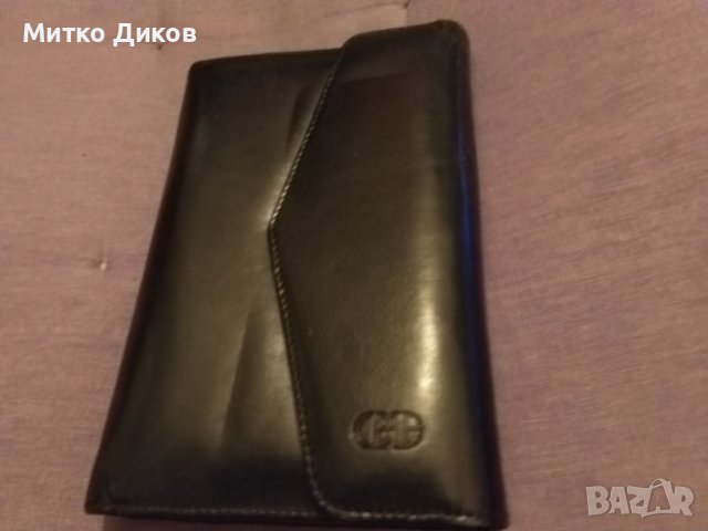 Тефтер марков нов естествена кожа за записки азбучник за адреси и номера 130х195мм