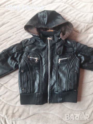 Зимно кожено яке за момче , снимка 2 - Детски якета и елеци - 43438410