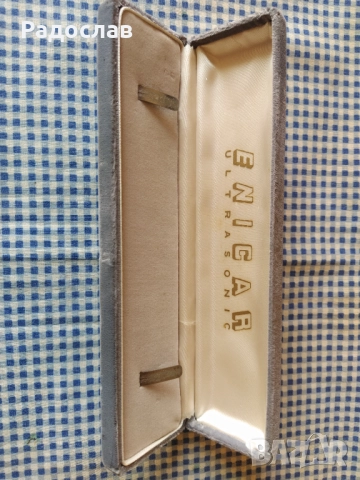 стара кутия за часовник ENICAR, снимка 2 - Други - 51561999