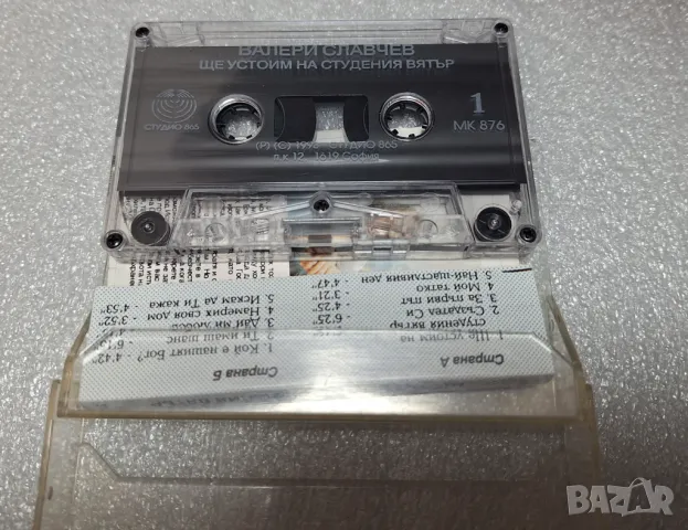 Аудио Касета „Ще устоим на студения вятър“ Валери Славчев(1993), снимка 3 - Аудио касети - 50139607