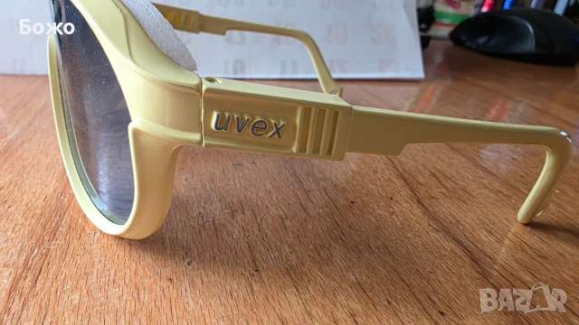 Нови Панорамни слънчеви очила UVEX SNOSUN - Жълти , снимка 4 - Слънчеви и диоптрични очила - 51389544