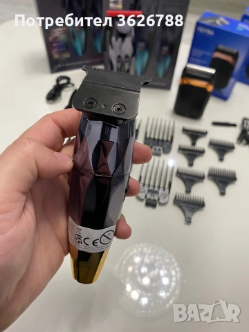 Професионален комлект за постригване, снимка 6 - Фризьорски принадлежности - 53395529