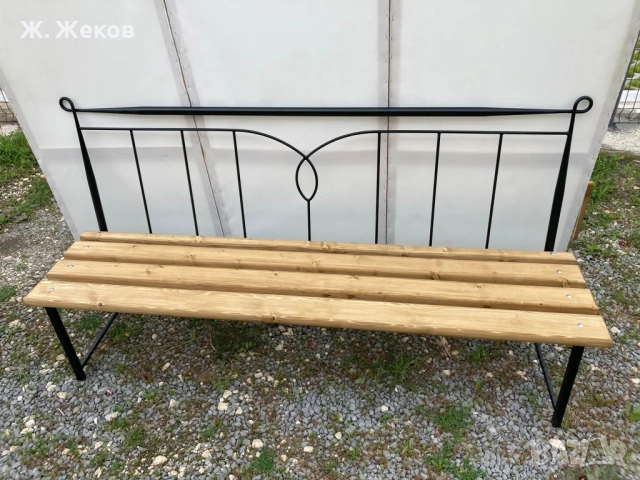 Две градински пейки, снимка 5 - Градински мебели, декорация  - 52518378