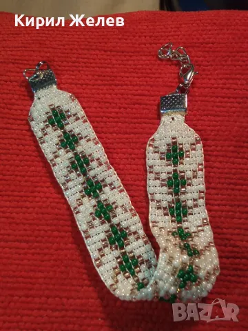 МНОГО КРАСИВА НЕЖНА МЪНИСТЕНА ГРИВНА АРТ ИЗРАБОТКА 13762, снимка 8 - Гривни - 47034897