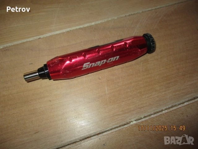 Snap-on - Q DRIVER 4 - MADE IN USA - 1/4" PROFI Динамометричен Ключ за Шестограми /Инбуси 10 - 40 Nm