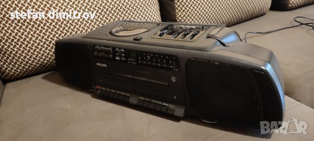 PHILIPS AZ 8394 BOOMBOX GHETTOBLASTER от 80те, снимка 5 - Радиокасетофони, транзистори - 36866817