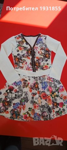 Неопренова рокля на цветя , снимка 1