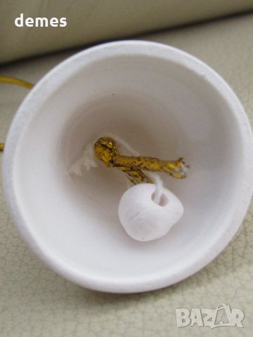 Порцеланова камбанка-5 см-сувенир от Улан Уде-Русия, снимка 8 - Други ценни предмети - 32321236