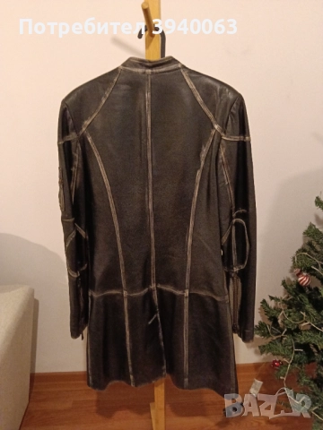 Дамско кожено яке Vera Pelle , снимка 4 - Якета - 52889265