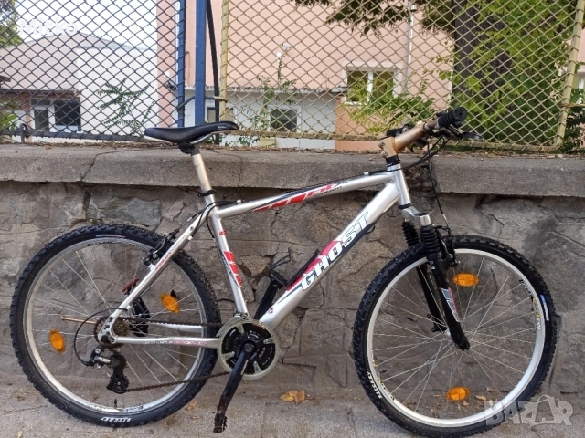 26 цола алуминиев велосипед с 21 скорости усилени капли амортисьори предни палцови команди като нов , снимка 3 - Велосипеди - 51839549