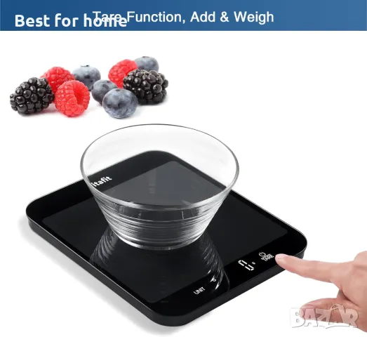 Цифрови кухненски везни Vitafit 15 кг, снимка 7 - Електронни везни - 48255965