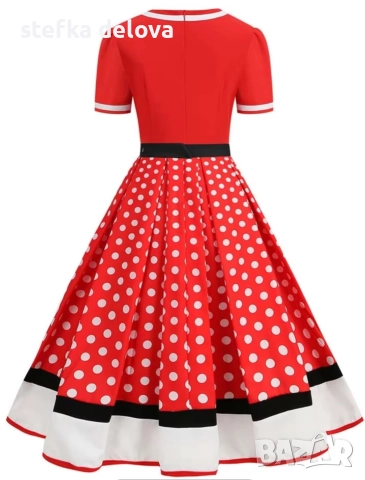 Продавам рокля тип ретро, снимка 3 - Рокли - 52913070