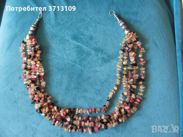 Дамско колие естествени камъни, 50см., снимка 6 - Колиета, медальони, синджири - 48652841