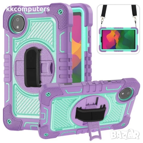 Xiaomi Redmi Pad SE 4G 8.7 инча Swivel Kickstand Удароустойчив Калъф и Протектор, снимка 2 - Калъфи, кейсове - 51027823