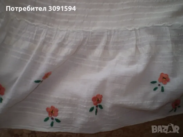 Винтич ръчно направена ръчно бродирана покривка кенар, снимка 4 - Антикварни и старинни предмети - 47259590