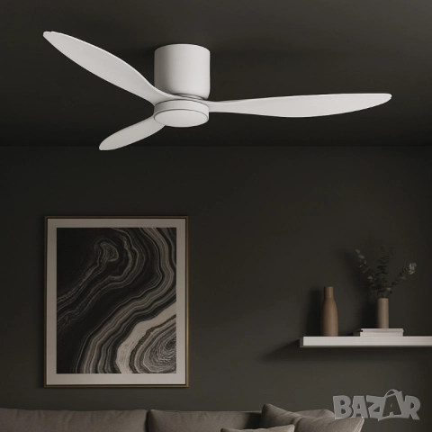 Brizy Bright Minimal – Вентилатор за таван с лампа, снимка 2 - Друга електроника - 51926841