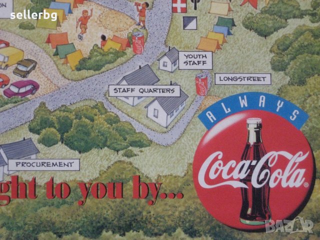 Детски плакат на Coca-Cola Кока-Кола