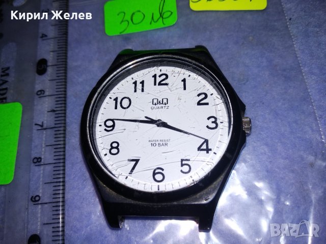 Q&Q РЯДЪК МОДЕЛ ЯПОНСКИ МАРКОВ КВАРЦОВ ЧАСОВНИК Кю и Кю 36551, снимка 5 - Мъжки - 39851362