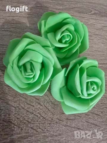 Рози фоам 7см , снимка 17 - Изкуствени цветя - 50749883