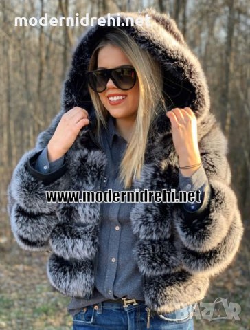 Дамско луксозно палто лисица код 92, снимка 1 - Палта, манта - 27580436