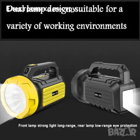 Мощен соларен LED фенер BDL-235 с вградено радио, слънчево зареждане, Bluetooth, BIDELLU, снимка 5 - Соларни лампи - 49175999