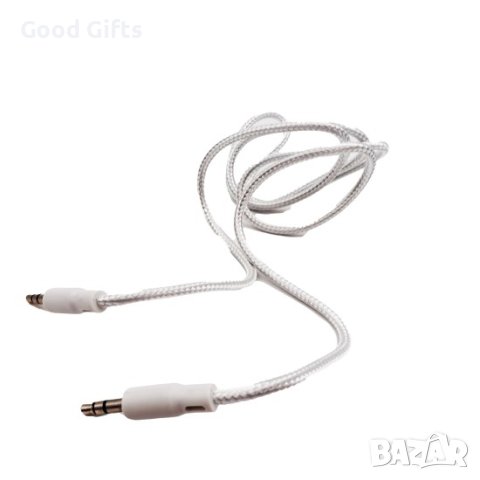 AUX кабел за музика - Сив, снимка 2 - Кабели и адаптери - 43072684