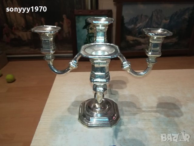 МАСИВЕН СВЕЩНИК ОТ ФРАНЦИЯ 0801241909, снимка 7 - Антикварни и старинни предмети - 43715924