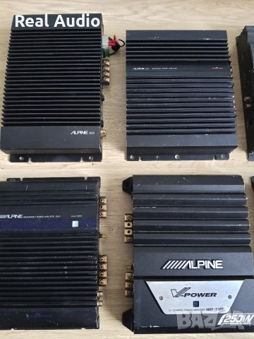 Лот 1 усилватели Alpine усилвател , снимка 2 - Аксесоари и консумативи - 52793007