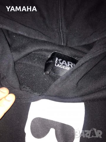 Karl Lagerfeld  Мъжко Горнище  100%  ОРИГИНАЛ , снимка 3 - Спортни дрехи, екипи - 35297662