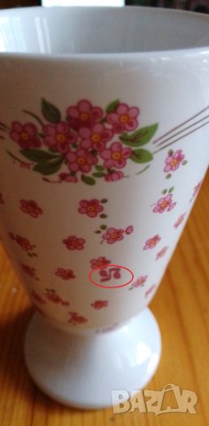 Корейска порцеланова чаша, мазагран, снимка 3 - Чаши - 37888932
