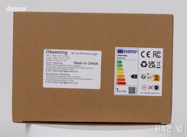 Obeaming LED осветление за веранда на RV с превключвател 2CCT, 12V, 2 броя, снимка 9 - Аксесоари и консумативи - 48992241