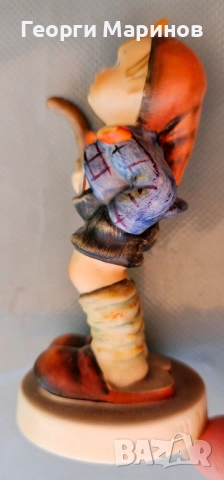 Goebel Hummel порцеланова фигура Little Hiker, 16 2/0, 1973 г., снимка 4 - Колекции - 51543001
