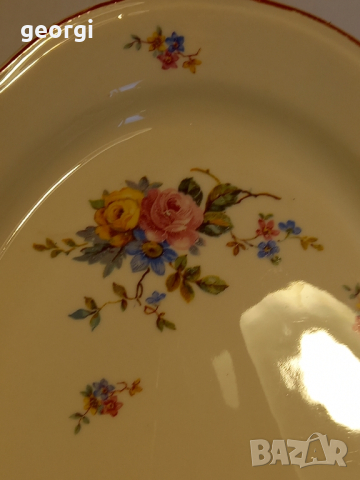 Български порцеланов супник с плато   14/4, снимка 10 - Сервизи - 44889529