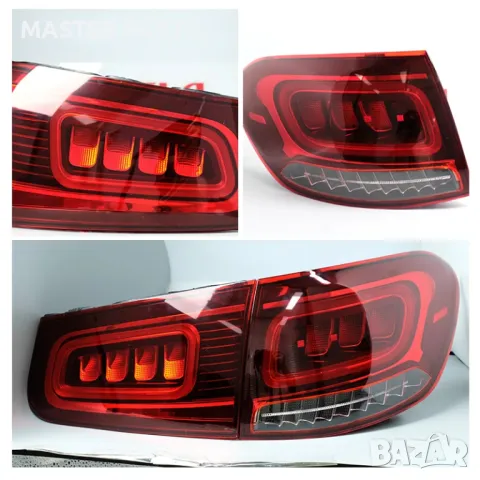 Чисто Нови Тунинг LED Стопове за Mercedes GLC (W253) Facelift Визия 2019-2022 - Plug & Play, снимка 4 - Части - 50410529