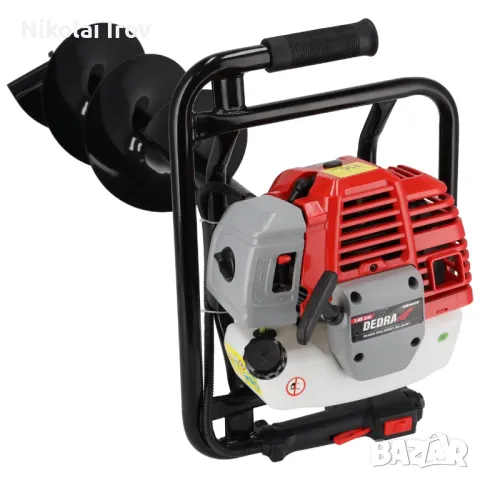 Свредел бензинов DEDRA - Полски 52cc, снимка 3 - Градинска техника - 48845512