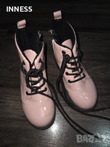 Розови Боти с блестящ ефект.