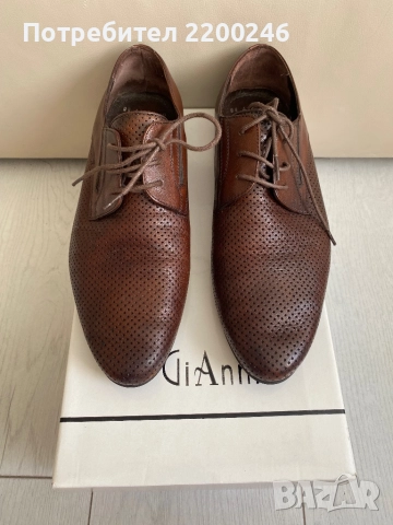 Gi Anni мъжки обувки естествена кожа, снимка 2 - Официални обувки - 51850229