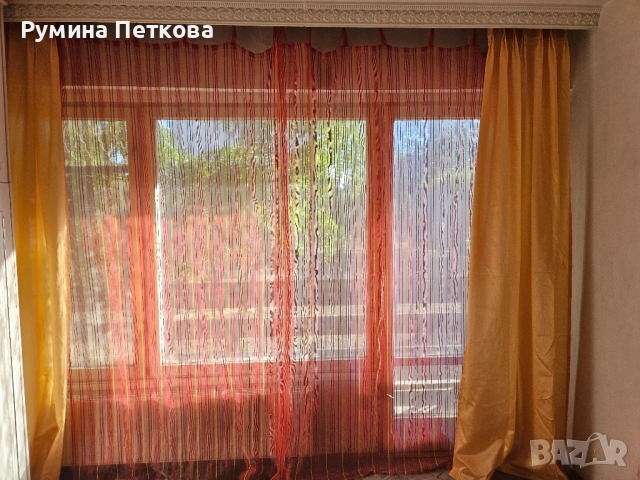 Органза пердета с подарък картини.
