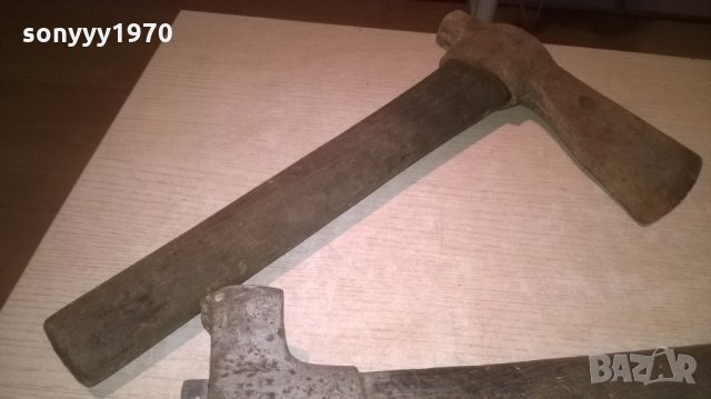 ПОРЪЧАНИ-антики-стари масивни-брадва/чук/томахавка с печати, снимка 12 - Колекции - 26329656