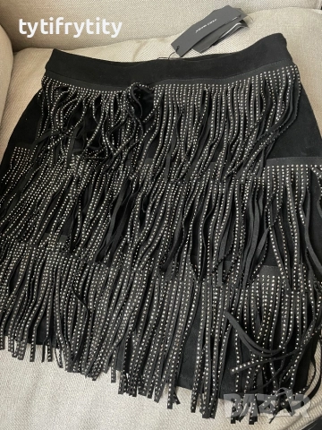 Къса пола с ресни Vero Moda-S