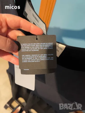 450лв само до 20.12!Lanvin,Маркова рокля ,оригинал Италия, снимка 6 - Рокли - 47953755