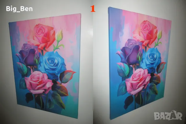 Картини за стена от канава с рамка, снимка 3 - Картини - 50132493