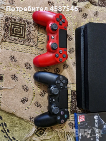 Playstation 4 два контролера и игра, снимка 2 - PlayStation конзоли - 53353416