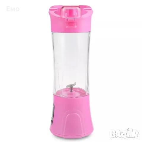 Преносима електро бутилка за шейкове, смутита и блендиране на плодове, снимка 6 - Блендери - 48738025