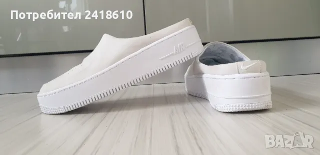 Nike Air Force White UK 7 US 9.5 Size 41 /26.5см НОВО! ОРИГИНАЛ! Дамски Чехли- ест кожа.