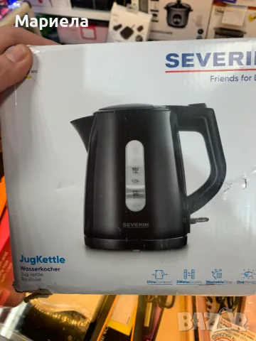 Severin Черна Кана за гореща вода 2200W , 1 литър