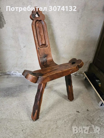 Испанско трикрако столче, снимка 2 - Столове - 50659785