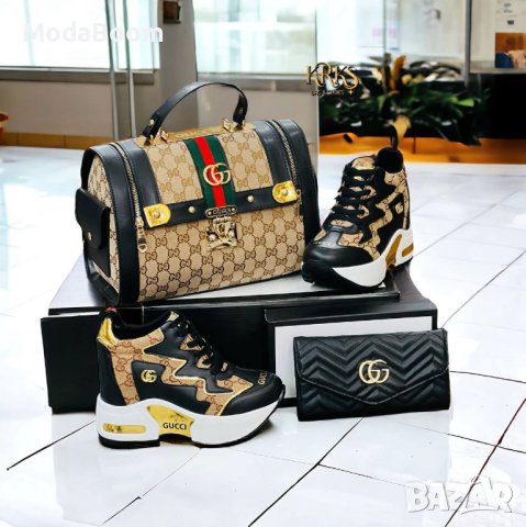 💥Gucci уникални луксозни дамски комплекти💥, снимка 8 - Маратонки - 43643734