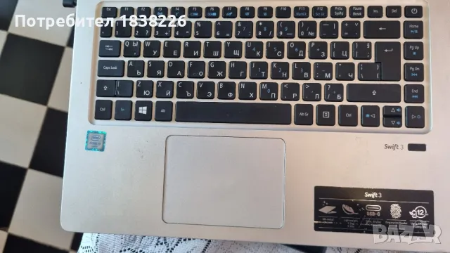 Лаптоп acer Swift 3, снимка 2 - Лаптопи за работа - 48486644